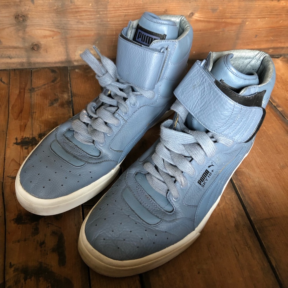 PUMA Sky II Hi Mono High Top Sneakers Blue 351244